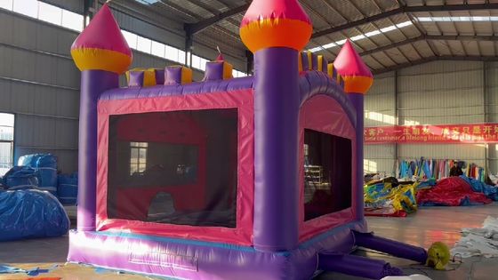 Commerciale gonfiabile rosa Bouncer Castello Portabile PVC Bouncy House per bambini