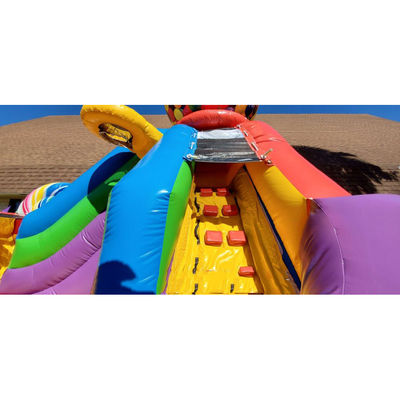 Kidzone Commercial Inflatable Candy House Theme Castle Moonwalk Bouncer per la casa