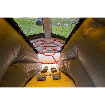 Navetta spaziale gonfiabile Bouncer Castello Slide asciutto Combo per bambini colore personalizzato