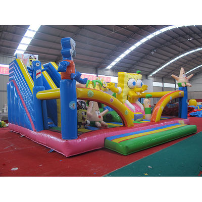 Mostra commerciale d'Aurora Commercial SpongeBob Bounce Castle Trampolino con scivolo