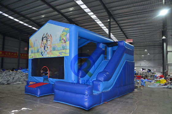 Noleggio di festa, buttafuori gonfiabile, bluey, casa a rimbalzo con range di età di 14 anni.