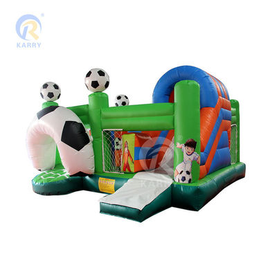 Castello gonfiabile a sbalzo in PVC quadrato per il gioco di calcio