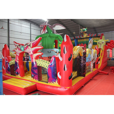 Centro Attività per Bambini Inflatabile Fun City Dragone Inflatabile Castello Balzante Salto d'aria