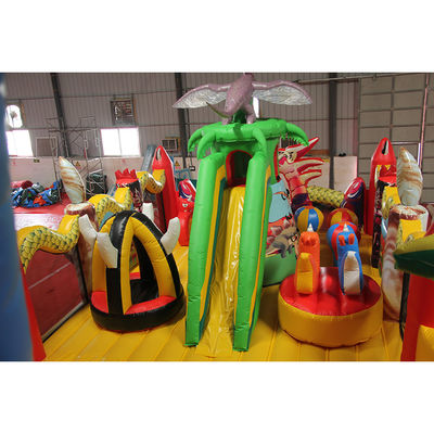 Centro Attività per Bambini Inflatabile Fun City Dragone Inflatabile Castello Balzante Salto d'aria