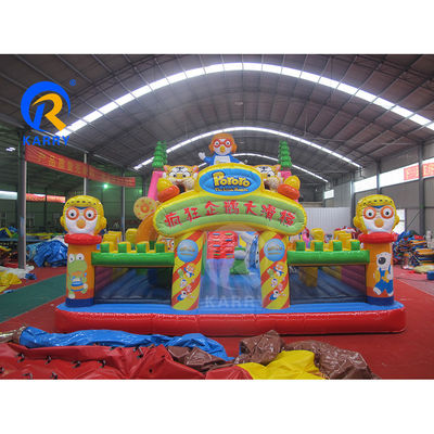 Parco di divertimenti all'aria aperta gonfiabile Fun City Bouncer Slide per affitto di feste commerciali