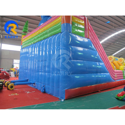 Parco di divertimenti all'aria aperta gonfiabile Fun City Bouncer Slide per affitto di feste commerciali