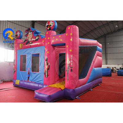 Slide d'acqua gonfiabile combo Bouncy Jump Castle Slide d'acqua piscina commerciale