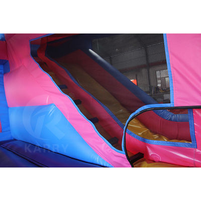 Slide d'acqua gonfiabile combo Bouncy Jump Castle Slide d'acqua piscina commerciale