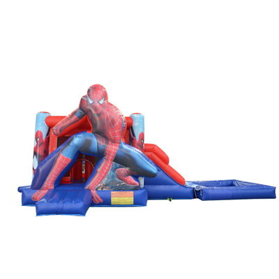 Caratteristiche PORTABLE gonfiabile Spiderman Bouncer Combo per Kids Party noleggio