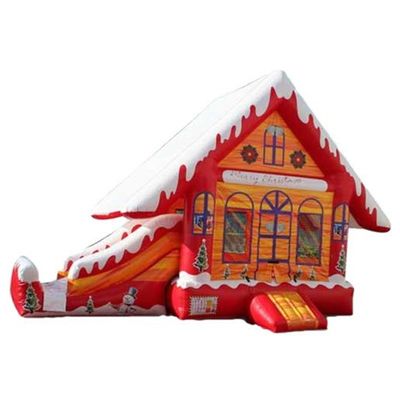 Certificato CE e portatile Natale gonfiabile Bouncer Salto casa Combo Slide