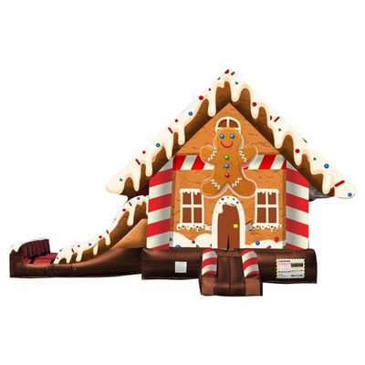 Certificato CE e portatile Natale gonfiabile Bouncer Salto casa Combo Slide