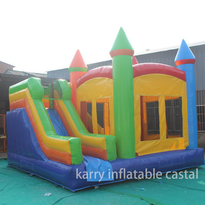 EN14960 Certificato castello gonfiabile scivolo combo 5 in 1 con design personalizzato