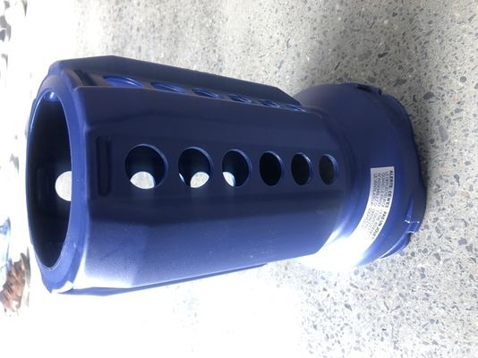 Parco di ostacoli portatile blu gonfiabile castello acqua / scivolo asciutto con soffiatore e deflatore