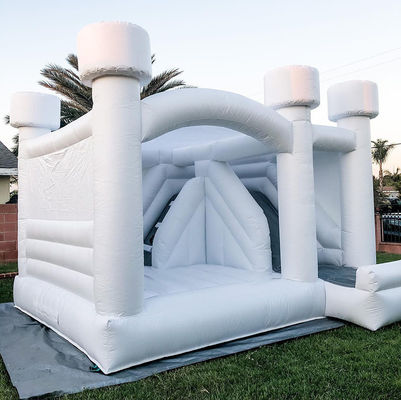 Festa di nozze Castello gonfiabile a salto combinato con attrezzature di noleggio di scivoli in PVC