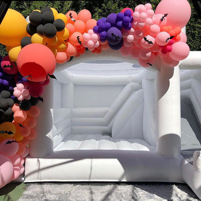 Festa di nozze Castello gonfiabile a salto combinato con attrezzature di noleggio di scivoli in PVC
