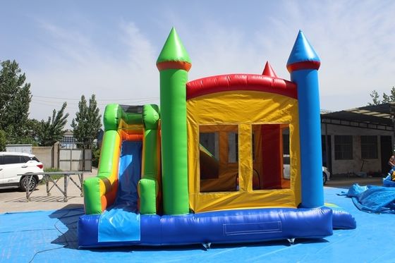 Colore Inflatabile Bouncer Combo Slide La soluzione unica per il noleggio commerciale
