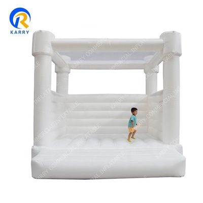 Parco di divertimenti Nozze Affitti Castello di Salto Bianco Bouncer gonfiabile Casa con soffiatore
