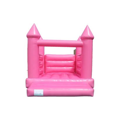 Salto e rimbalzo al party di nozze Castello gonfiabile rosa per il parco di divertimenti