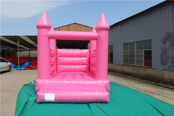 Salto e rimbalzo al party di nozze Castello gonfiabile rosa per il parco di divertimenti
