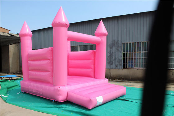 Salto e rimbalzo al party di nozze Castello gonfiabile rosa per il parco di divertimenti