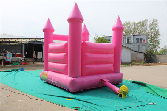 Salto e rimbalzo al party di nozze Castello gonfiabile rosa per il parco di divertimenti