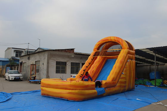 Parco acquatico estivo giocattoli per bambini gioco 18ft PVC scivolo gonfiabile con piscina