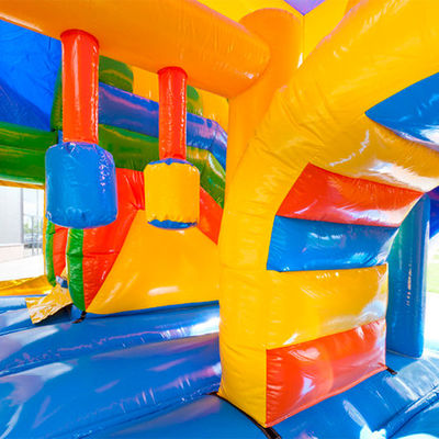 Bambini Clown Bouncer gonfiabile Parco giochi all'aperto con diapositiva Spedizione via mare / vendita aerea