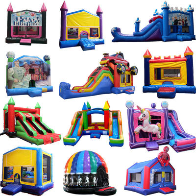 Fai muovere i tuoi figli con questo portabile castello gonfiabile bouncer combo