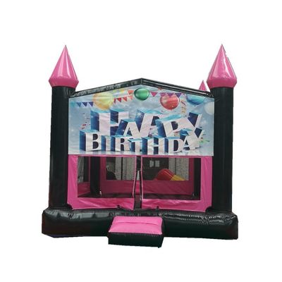Caratteristiche portatili castello gonfiabile PVC casa rimbalzo scivolo di salto per il tempo divertente dei bambini