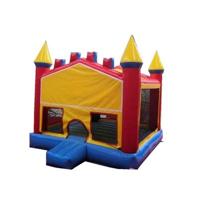 Caratteristiche portatili castello gonfiabile PVC casa rimbalzo scivolo di salto per il tempo divertente dei bambini