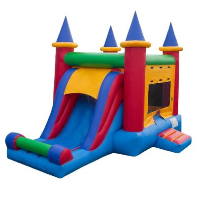 Stampa a schermo Slide combinato gonfiabile per bambini di grado commerciale