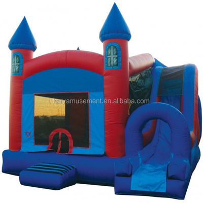 Stampa a schermo Slide combinato gonfiabile per bambini di grado commerciale