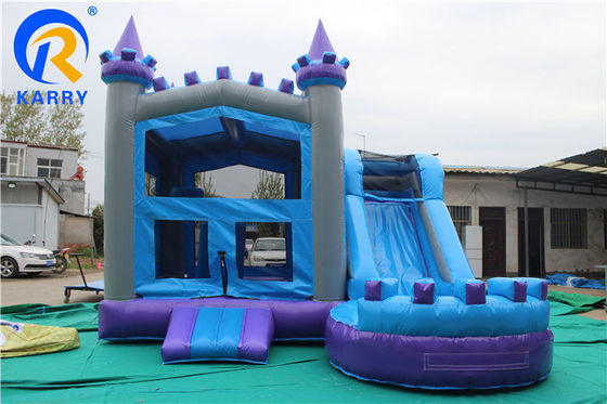 Stampa a schermo Slide combinato gonfiabile per bambini di grado commerciale