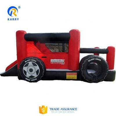 Giochi di salto da castello PVC zona di esplosione gonfiabile Rock Crawler Casa rimbalzata con scivolo