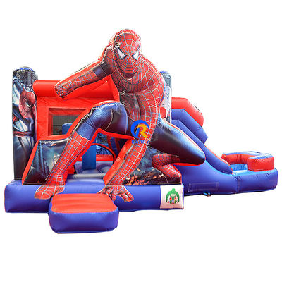 Bambini PVC Tarpaulin gonfiabile castello rimbalzante combo con diapositiva e stampa digitale