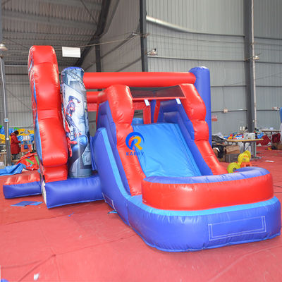 Bambini PVC Tarpaulin gonfiabile castello rimbalzante combo con diapositiva e stampa digitale