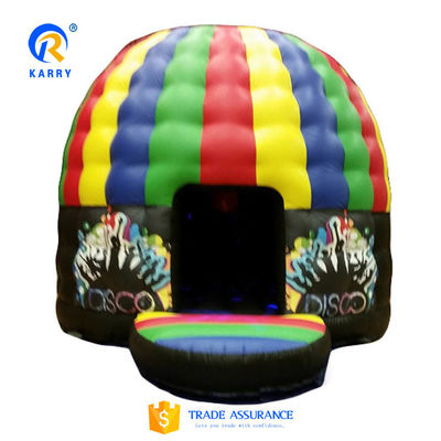 Servizio OEM professionale discoteca a cupola gonfiabile per festa di ballo castello gonfiabile portatile