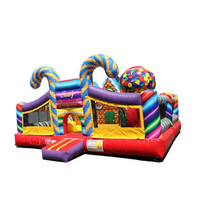 14 anni di PVC per bambini Parco divertimenti dolci Inflatabile castello da saltare per divertimento all'aria aperta