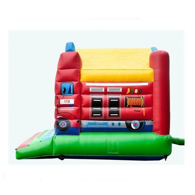 Camion dei pompieri PVC casa gonfiabile per eventi