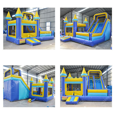 Spedizione via mare/aria PVC Spiderman Casa gonfiabile con combo di scivolo