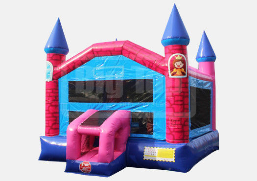 Ragazze Rosa Cartone animato Bala Fata Magica Bouncer gonfiabile Castello con diapositiva 6 * 4 * 3.5m Dimensione