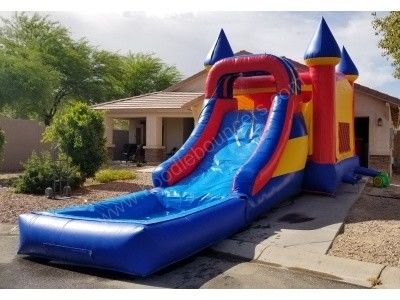 Grandi bambini e adulti Monster Truck gonfiabile casa rimbalzo con scivolo certificato EN14960