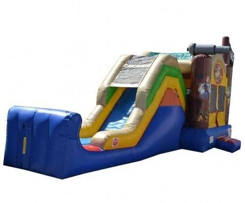 Grandi bambini e adulti Monster Truck gonfiabile casa rimbalzo con scivolo certificato EN14960