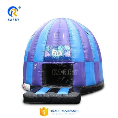Funny Disco Dome Bouncer gonfiabile certificato EN14960 Fun Bouncy Castle per bambini