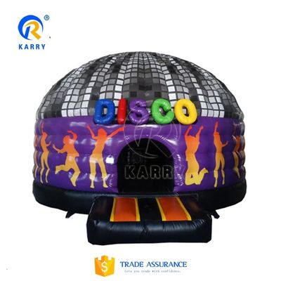 Funny Disco Dome Bouncer gonfiabile certificato EN14960 Fun Bouncy Castle per bambini