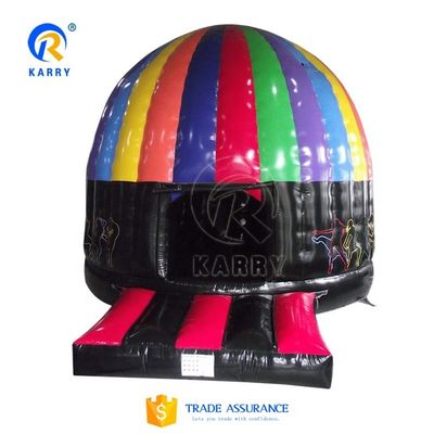 Funny Disco Dome Bouncer gonfiabile certificato EN14960 Fun Bouncy Castle per bambini