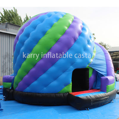 Funny Disco Dome Bouncer gonfiabile certificato EN14960 Fun Bouncy Castle per bambini
