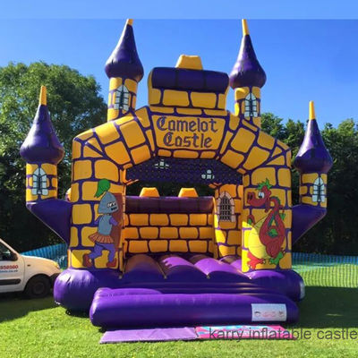 Camelot Bouncy Castle Custom Inflatable Castle Combo per il divertimento