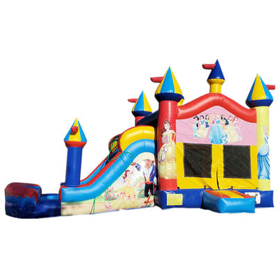 Logo personalizzato accettabile Commerciale gonfiabile Bouncy Jumping Castle Slide Combo