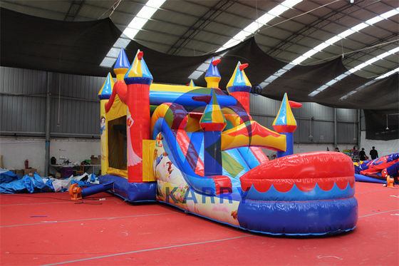 Logo personalizzato accettabile Commerciale gonfiabile Bouncy Jumping Castle Slide Combo